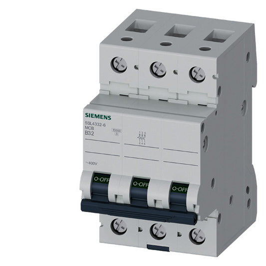 SIEM 5SL4332-6 Leitungsschutzschalter 400V 10KA, 3Polig, B,