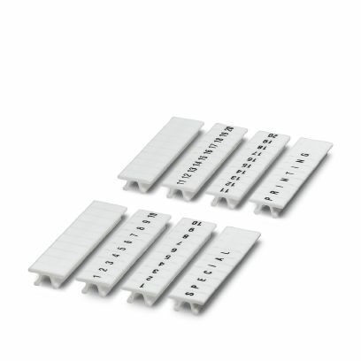 PHO ZB 4,LGS: 21-30 Zackband ws 10tlg längs bedruckt