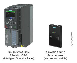SIEM 6SL3200-0AE73-0AA0 STARTER KIT SINAMICS G120X mit Intelligent Operator Pane