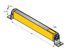 TURC LS2E30-300Q8 Personenschutz Lichtvorhang Sender