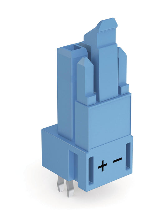 WAGO 890-3102 Buchse für Leiterplatten, blau