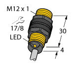 TURC BI2-P12-Y1X/S97 Induktiver Sensor mit erweitertem Temperaturbereich KEMA 02