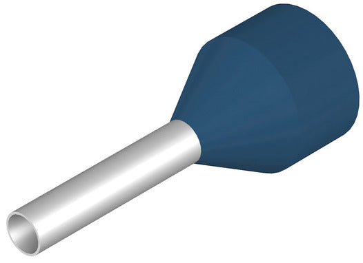 WEI H2,5/21,5X BL SV Aderendhülse, 2.5 qmm, 12 mm, Farbcode:
