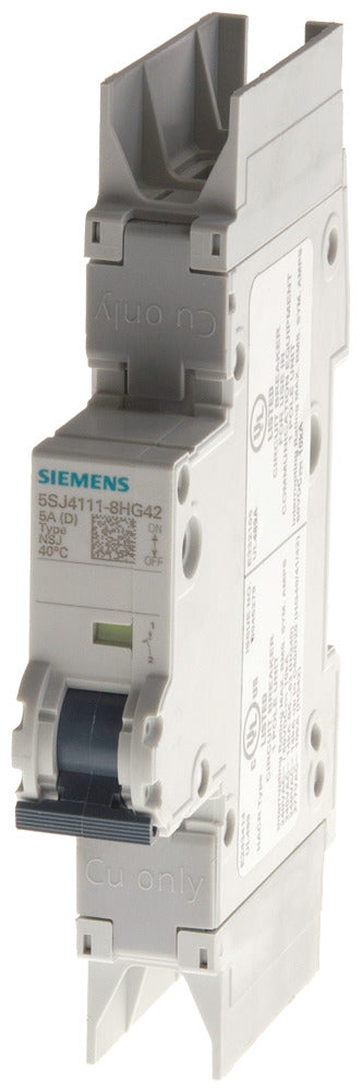 SIEM 5SJ4114-7HG42 Leitungsschutzschalter 10kA, 1pol. C, 0.3A nach UL489-277V