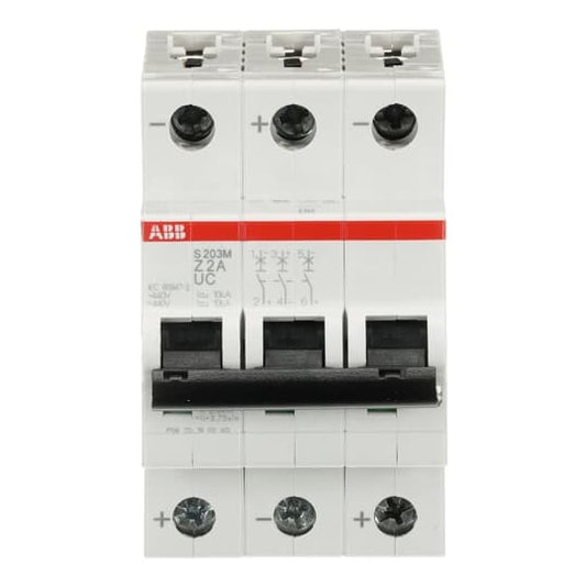ABB LS S203M-Z2UC Sicherungsautomat Z-Char., 10kA, 2A, 3P