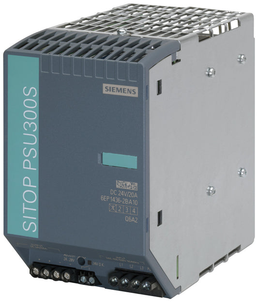 SIEM 6EP1436-2BA10 SITOP PSU300S 20A geregelte Stromvers. Ei