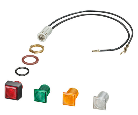 SIEM 3RV1903-5G Leuchtmelder mit Glimmlampe, AC/DC 480-500V, Farbscheiben: rot,