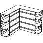 SE 5440120 FED Kanal Innenecke mit Abdeckung 100/34 Aluminium natureloxiert Typ: