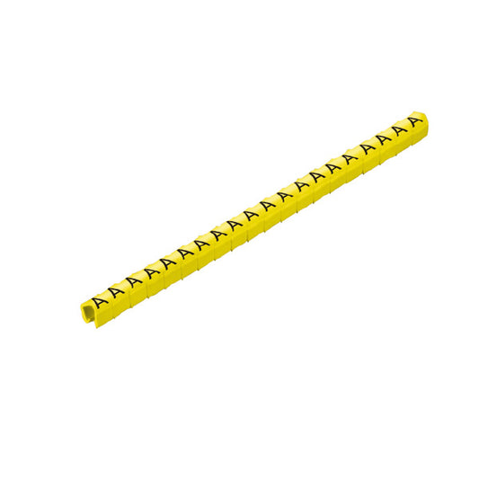 WEI CLI O 10-3 GE/SW O MP Leitermarkierer, LxB: 3 x 4 mm, PVC, weich, ohne Cadmi