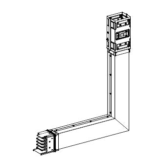 SE KSC800DLE4A Winkel 800 A Flach PE innen Masseelement