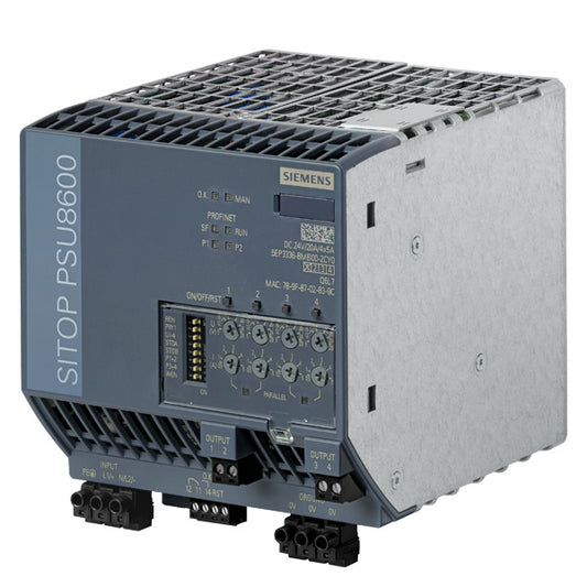 SIEM 6EP3336-8MB00-2CY0 Stromversorgungssystem SITOP PSU8600 1AC DC 24 V/20 A/4x