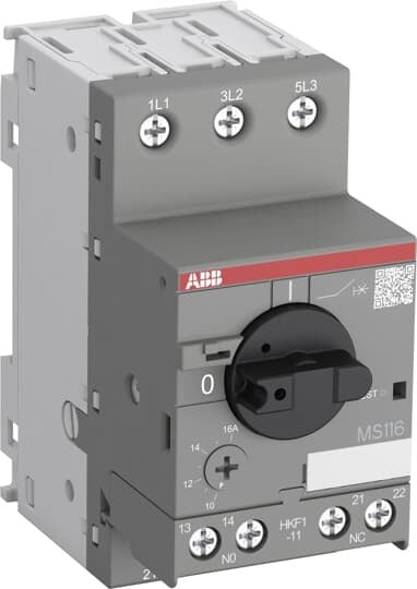 ABB MS116-0.4-HKF1-11 MS116-0.4+HKF1-11 Motorschutzschalter mit frontseitigem Hi