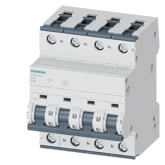 SIEM 5SY4616-8 Leitungsschutzschalter 400V 10kA, 3+N po l.,