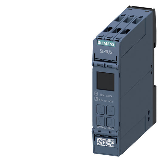 SIEM 3RS2600-1BA30 Temperaturüberwachungsrelais mit Display für Widerstands-Temp