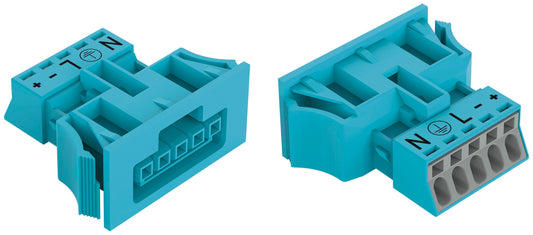 WAGO 890-2105/006-000 Snap-In-Buchse ohne Verriegelungsklinke 5-polig 100 % fehl