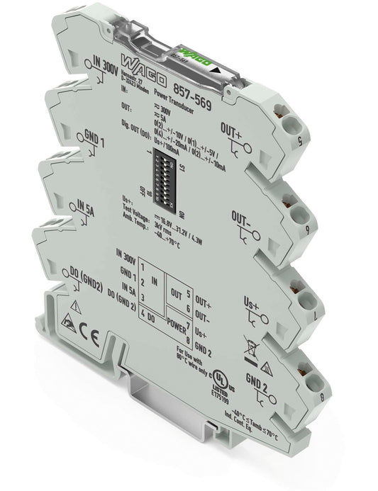 WAGO 857-569 JUMPFLEX Leistungsmessumformer konfigurierbar mit Digitalausgang