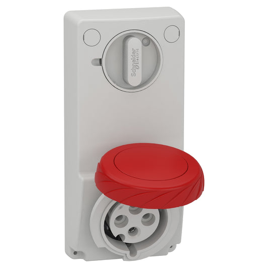 SE 82096 Anbausteckdose Verrieg. Ip65 32A 400V 4P