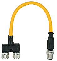 PILZ 632511 PSEN opII Y Junction M12-M12/M12 Y-Adapter Pigtail f.Sender u.Empfän