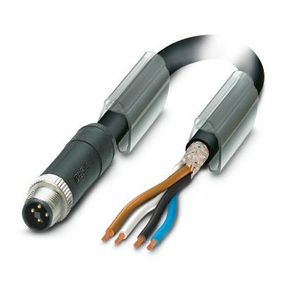 PHO SAC-4P-MST/ 5,0-PUR SH SCO M12-SAC-Kabel schleppk. T-kodiert 4p