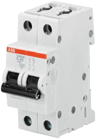 ABB S202M-D6 Sicherungsautomat D-Char., 10 kA, 6 A, 2P