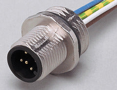 IFM E70190 Einbaustecker gerade M12 5-polig AC/DC PG 9 - M12