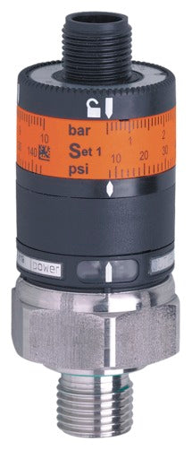 IFM PK5522 Elektronischer Druckschalter 0-100 bar, 0-1450 psi G 0,25A/M5 I DC PN