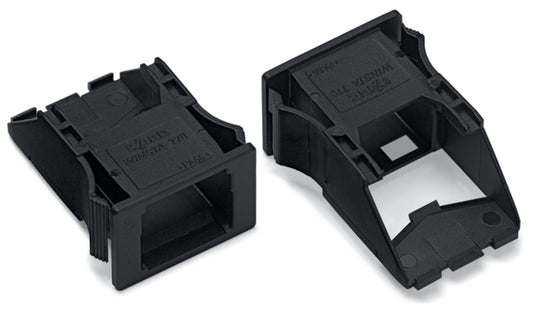 WAGO 770-317 Snap-In-Rahmen für 2-polige Buchsen und Stecker 2-polig schwarz