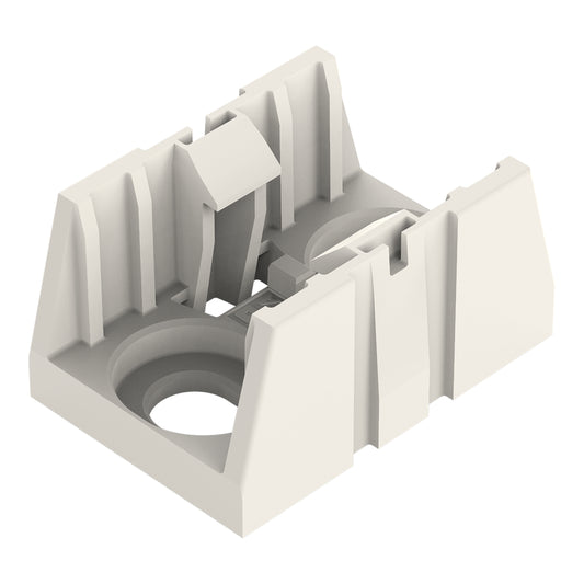 WAGO 890-1672 Montageplatte für h-Verteiler 2-polig weiß