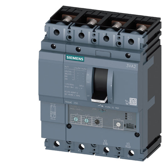 SIEM 3VA2216-5HL42-0AA0 Leistungsschalter 3VA2 ICU=55kA @ 415V IN=160A Überlasts