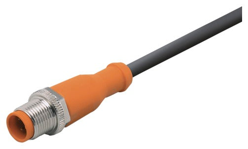 IFM EVC076 Kabelstecker gerade M12 4-polig AC/DC silikon/-halogenfrei, Kontakte