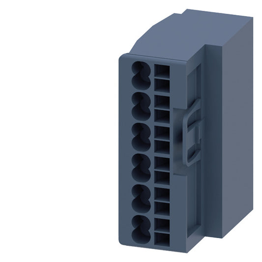 SIEM 3RW5980-2TR00 Abnehmbahre Steuerklemmen mit Federzugklemmen 2 Blöcke m.je 6