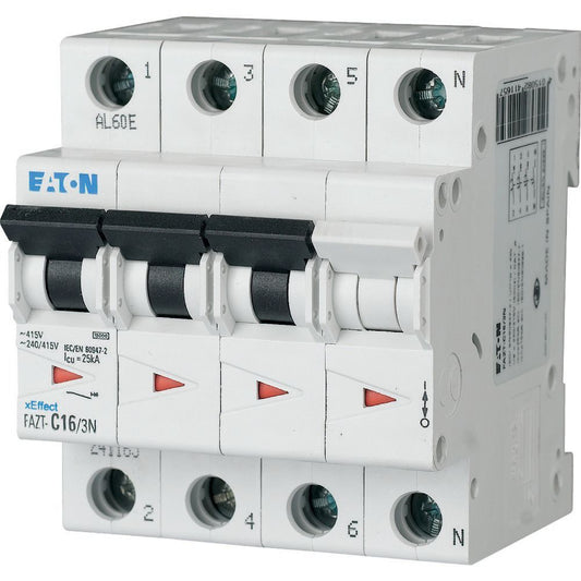 MOE FAZT-C10/3N LS-Schalter 10A 3+N-p C-Char