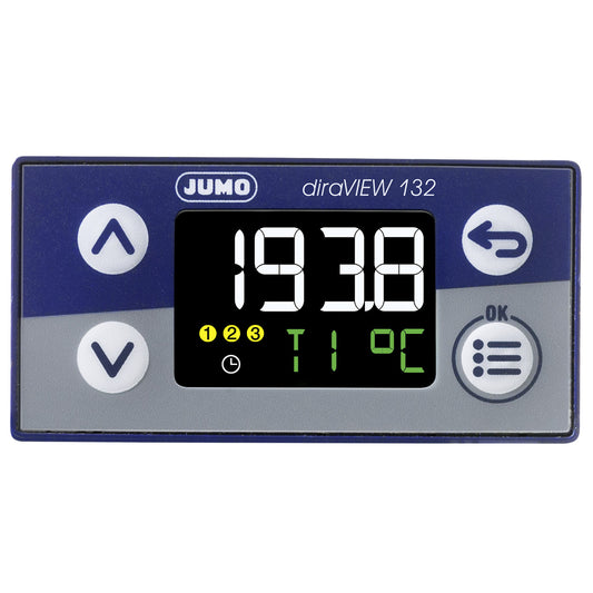 JUMO 701510/8-0000-25/000 Digitales Anzeigeinstrument, Schalttafeleinbau, (48x24