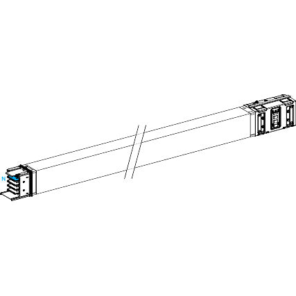 SE KSA630ET450 Schienenkasten gerade 630A 5m