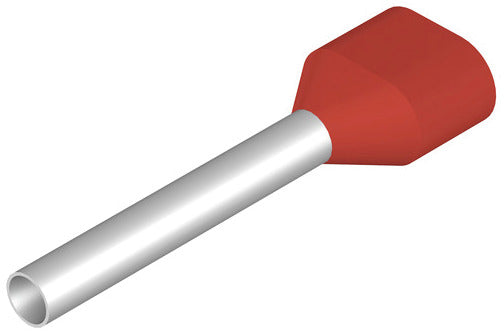 WEI H1,0/22DS R ZH Aderendhülse, 1 qmm, Farbcode: DIN, rot