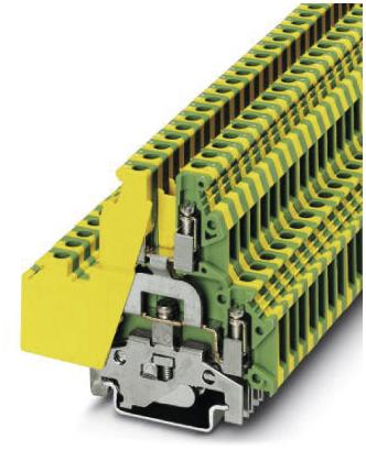 PHO UKKB 5-PE Doppelstock-Schutzleiterklemme gn-ge