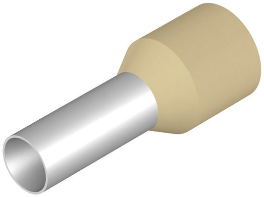 WEI H10,0/22S EB Aderendhülse, 10 qmm, 12 mm, Farbcode: sonstige, elfenbein