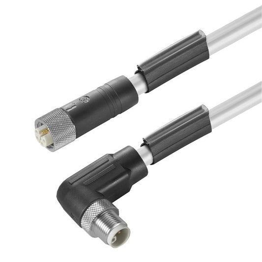 WEI SAIL-M12GM12W-L-10PGR Sensor-Aktor-Leitung, Verbindungsleitung, M12 / M12, 5