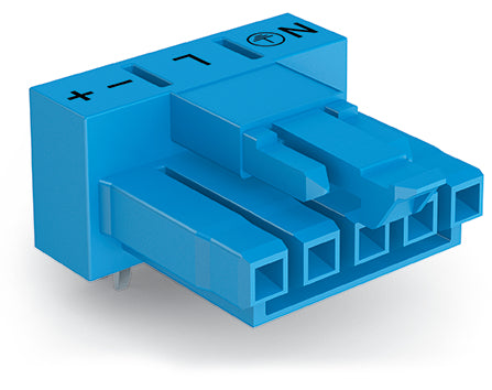 WAGO 890-3105/011-000 Buchse für Leiterplatten 5-polig, blau
