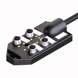 TURC TB-4M12-5P3-5/TXL Passiver Aktuator-/Sensor-Verteiler M12 x 1 4-fach