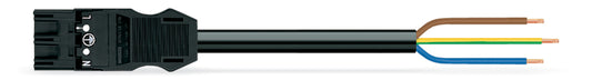 WAGO 771-9993/207-301 Anschlussleitung schwarz 3x2,5qmm L=3m