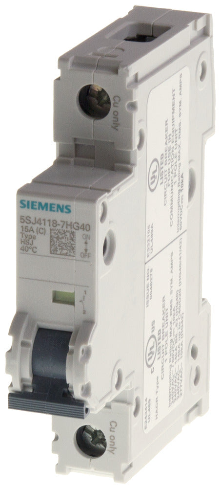 SIEM 5SJ4135-6HG40 Leitungsschutzschalter 240V 14kA, 1pol. B, 35A, T=70mm nach U