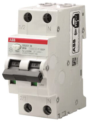 ABB DS201MF-B16/0 F30 FI/LS-Schalter 10kA 1P+N B 16A 30mA 2CSR275580R1165