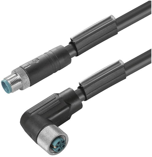 WEI SAIL-M12GM12W-K-1.5P Sensor-Aktor-Leitung, Verbindungsleitung, M12 / M12, 5,