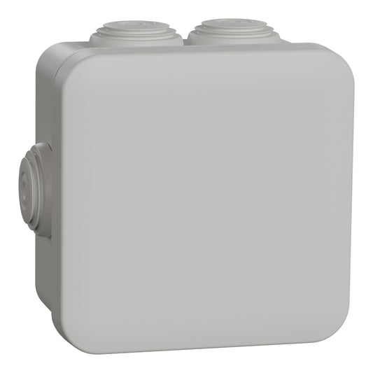 SE ENN05204 Abzweigdose, 80x80x45 mit Klemmleiste, 7 Einführungen