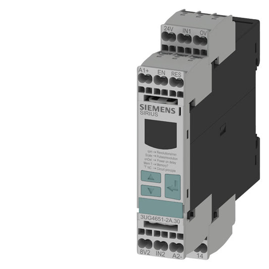 SIEM 3UG4651-2AA30 Digitales Überwachungsrelais Drehzahlüberwachung von 0.1 bis