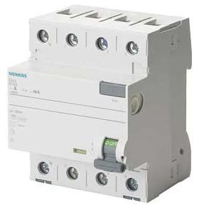 SIEM 5SV3346-6KL FI-Schutzschalter Typ A 63A 3+N-pol. 30mA 4