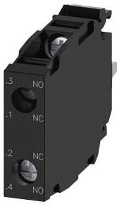 SIEM 3SU1400-1AA10-1QA0 Kontaktmodul mit 2 Schaltgliedern, 1S+1Ö, verg.Kont.