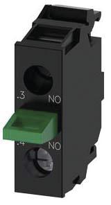 SIEM 3SU1400-2AA10-1LA0 Kontaktmodul mit 1 Schaltglied, 1S, vergoldete Kontakte,