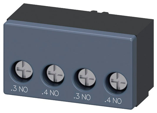 SIEM 3RA6911-1A Hilfsschalter, 2 Schließer, Anschluss Steuerstromkreis